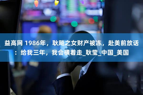 益高网 1986年，耿飚之女财产被冻，赴美前放话：给我三年，我会横着走_耿莹_中国_美国